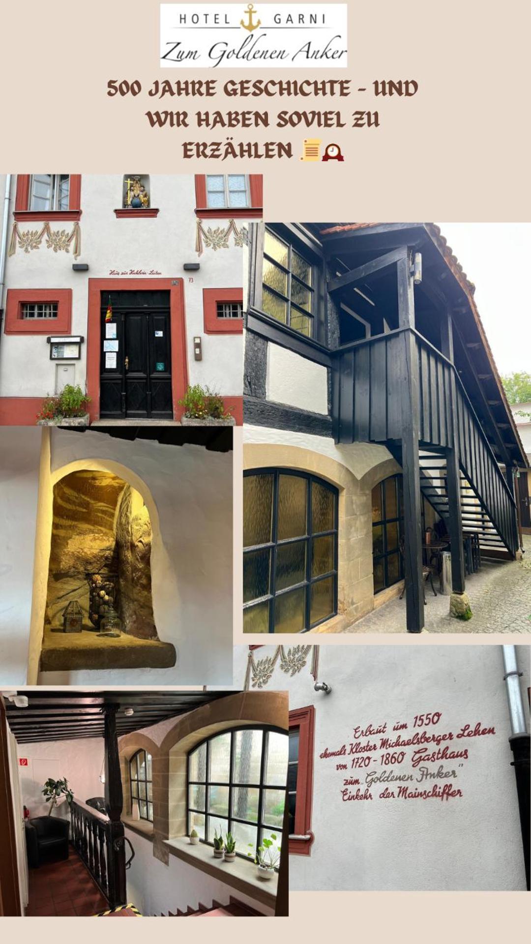 Hotel Zum Goldenen Anker Bamberg Zewnętrze zdjęcie